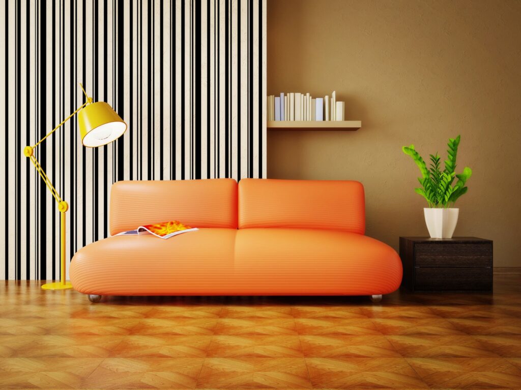 JAK ZASTOSOWAĆ KOLOR POMARAŃCZOWY WE WNĘTRZU?